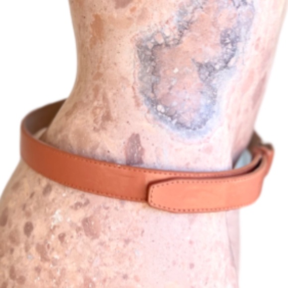 Pastel Corral Orange Belt Sythetic Leather Belt - Picture 4 of 9